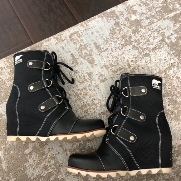 Sorel Waterproof Joan of Arctic Hidden Wedge Boots - Picture 4 of 7